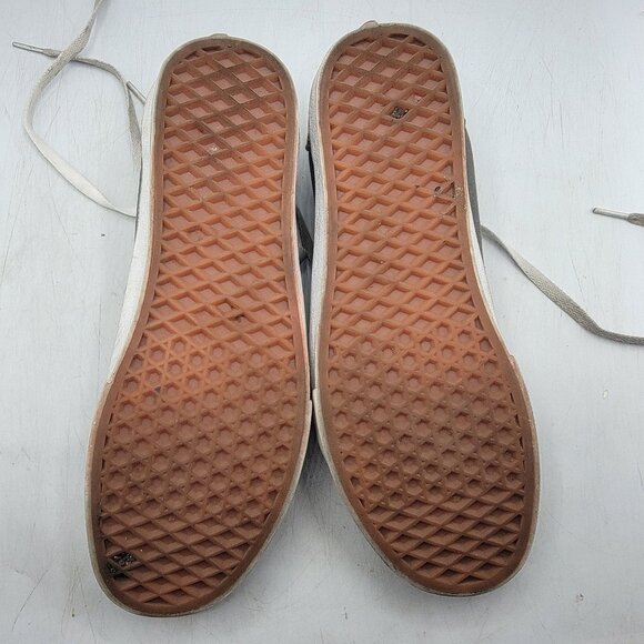 Vans Old Skool Mens 9.5 Gray White Sneaker Shoes Skate Casual Walking Outdoors - Picture 8 of 13